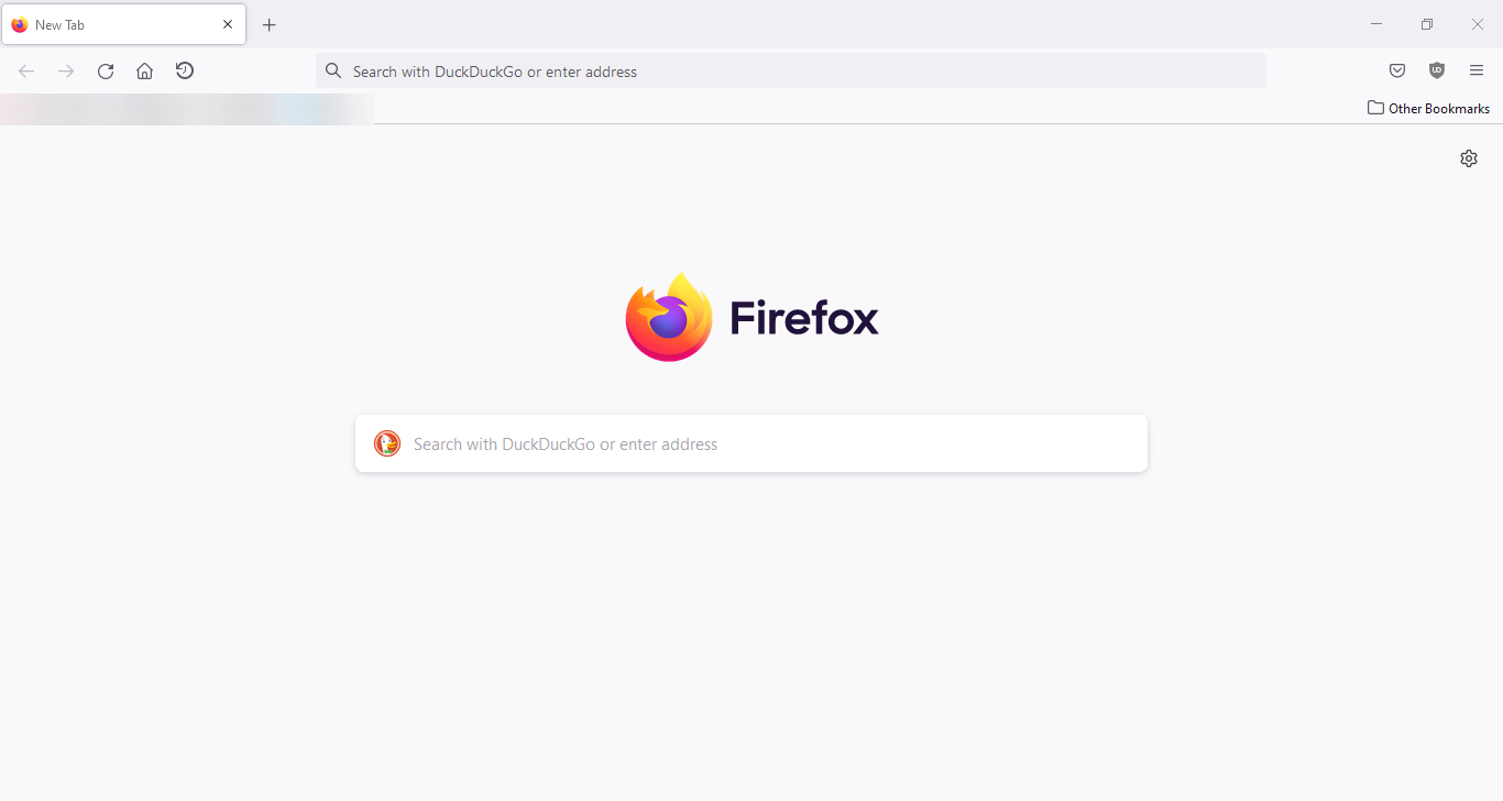 Firefox front page